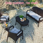 coussins jardin bleu imperméables motif plis moderne 50x48cm 100x50cm non amovibles lavables adultes