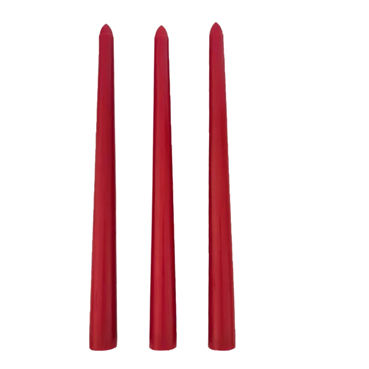 bougies parfumées cire soja rouge formes bâtons aromathérapie sans fumée noire classiques decoration maison