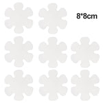 autocollants antidérapants baignoire douce floral moderne bleu rose blanc salle bain