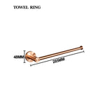 accessoires salle bain or rose finition brossée moderne porte savon papier toilette serviettes métal