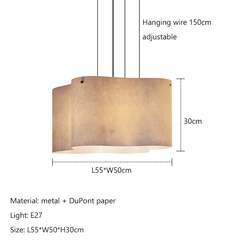 suspension lumineuse moderne blanc beige texture rugueuse opacité câbles électriques encastrée lumière led