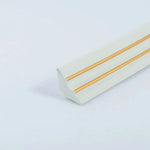 corniche auto adhésive pvc beige rouge moderne fête decoration intérieure classique 2m opaque