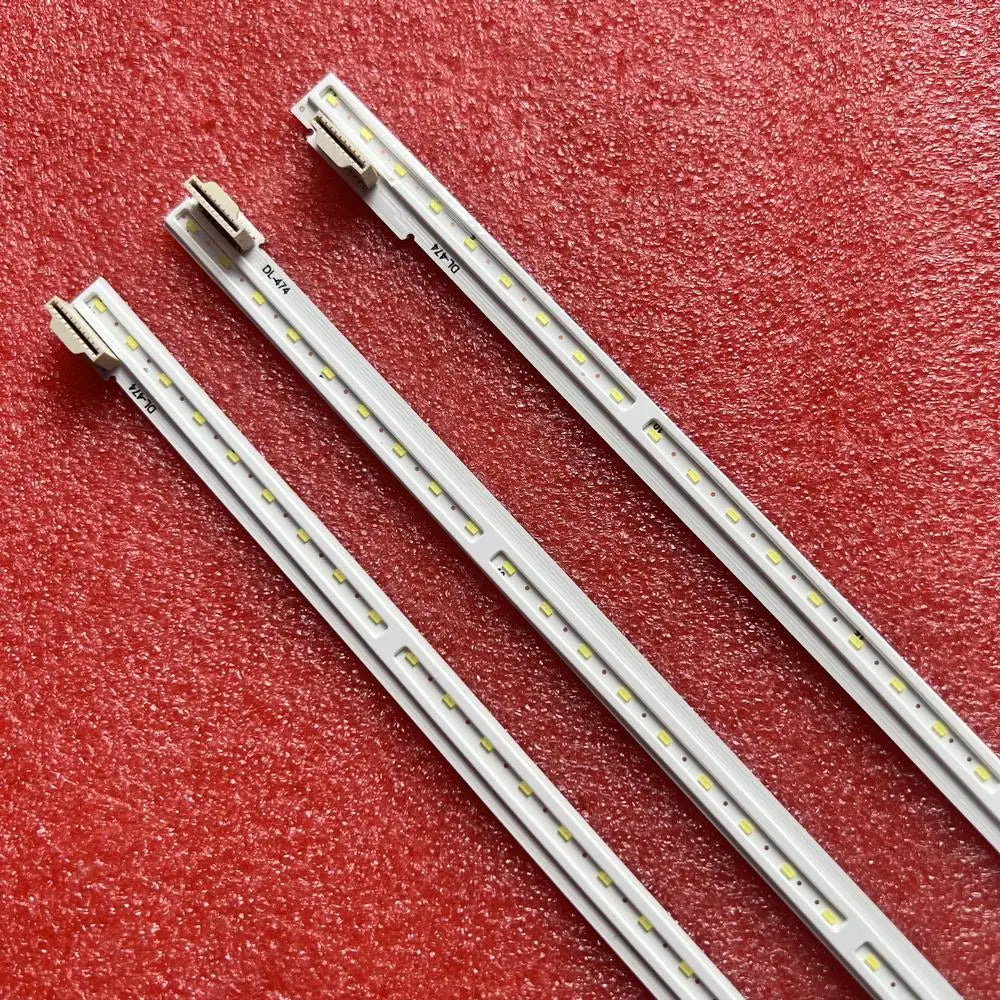 barres lumineuses led blanc modernes clips fixation sans cable aluminium