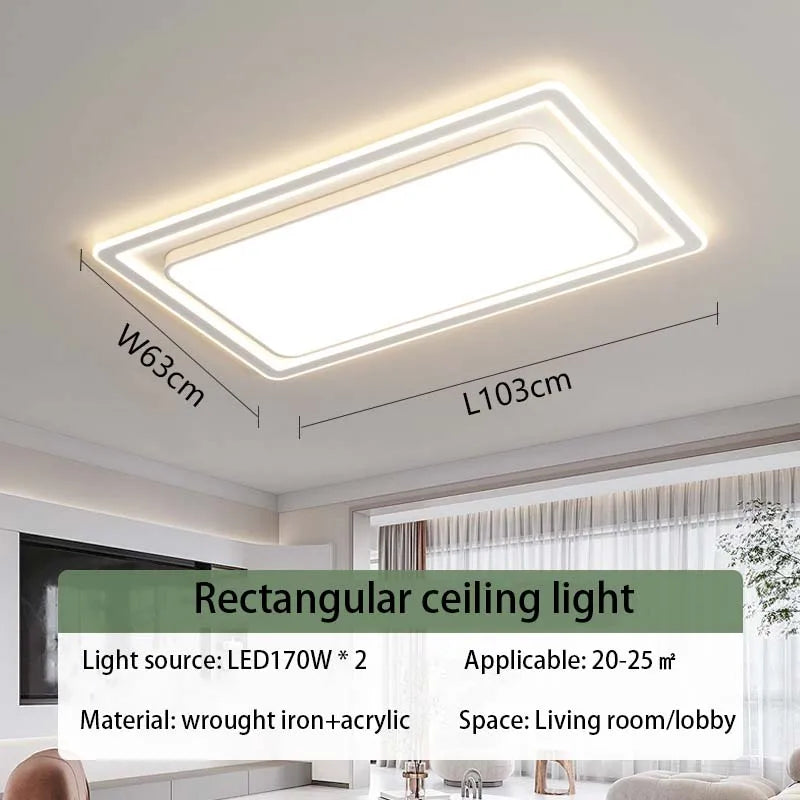 lampe moderne led télécommande blanc 103x63cm 46x46cm dia46cm dimmable aluminium