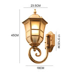 lampe murale classique transparente noir éclairage maison led 85 265V aluminium moderne