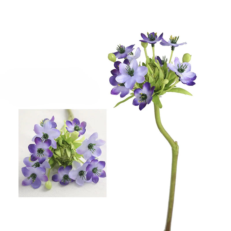 bouquet artificiel soie violet blanc rose vert moderne intérieur décoration mariage anniversaire