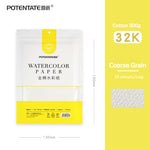 papier aquarelle grainé blanc vert bleu jaune artiste coarse medium fine boîte métal cartes
