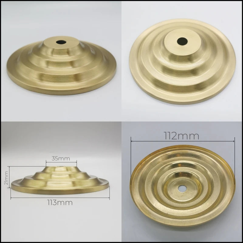 support suspension lampe moderne doré rayonnant concentrique différents disponibles qualité cuivre