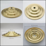 support suspension lampe moderne doré rayonnant concentrique différents disponibles qualité cuivre