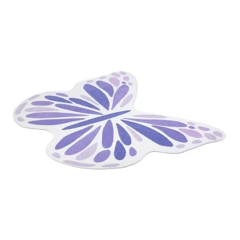 tapis moderne papillon géométrique blanc violet bleu vert jaune rose adhésif salon chambre