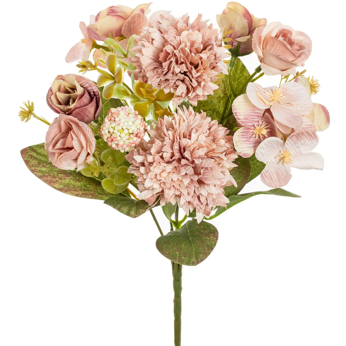 bouquet fleurs artificielles rose chrysanthèmes modernes élégantes décoration intérieure mariage anniversaire baby shower