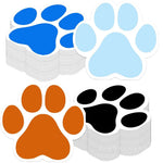 serviettes jetables animaux dessin animé dinosaure panda papillon empreintes pattes bleu vert blanc orange