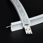 ruban led flexible blanc translucide connecteur cable éclairage moderne minimaliste