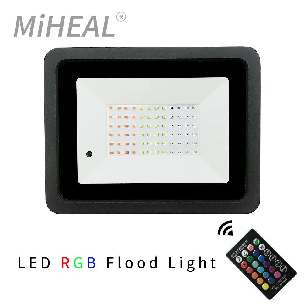 projecteur led rgb moderne télécommande certifications ip68 24v 110v 220v