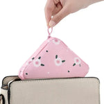 sac maquillage bleu rose noir moderne imprimé animaux cactus fruits glissière chargeur écouteurs portable