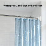 tendeur rideau douche réglable adhésif blanc gris métallique moderne sans perçage