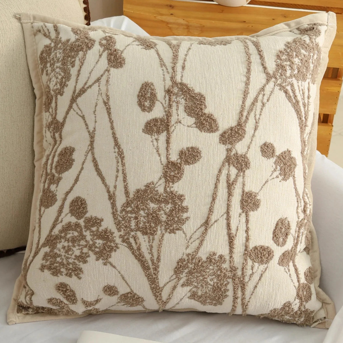 coussin carré 45x45cm coussin 30x50cm housse amovible lavable bohème motif géométrique polyester coton moderne