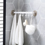 porte accessoires mural crochets ventouses moderne éponge brosse serviettes minimaliste vertclair bleuclair