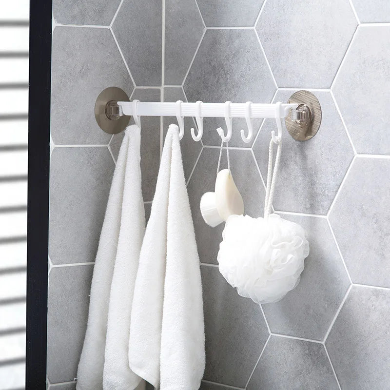 porte accessoires mural crochets ventouses moderne éponge brosse serviettes minimaliste vertclair bleuclair