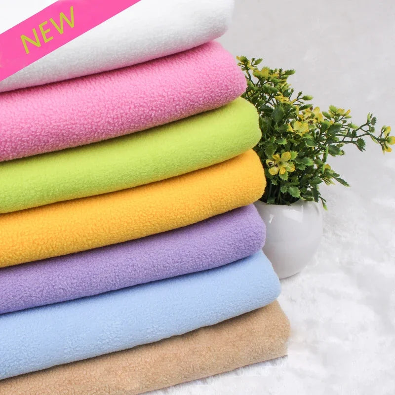tissu doux polyester uni moderne bleu clair crème rose vert jaune beige blanc confortable