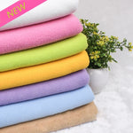 tissu doux polyester uni moderne bleu clair crème rose vert jaune beige blanc confortable