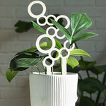 support plante blanc moderne cercles géométriques opacité intérieur extérieur decoration jardin