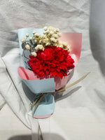 bouquet fleurs artificielles roses pâquerettes decoration intérieur saint valentin mariage anniversaire