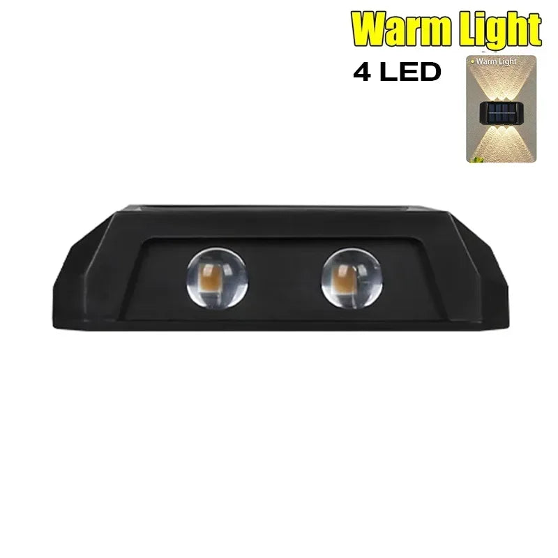lampe murale solaire led panneaux solaires intégrés adhésif moderne automatiqueextérieur opacité