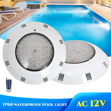 lampe led piscine sous marine étanche rgb couleur changeante télécommande éclairage extérieur