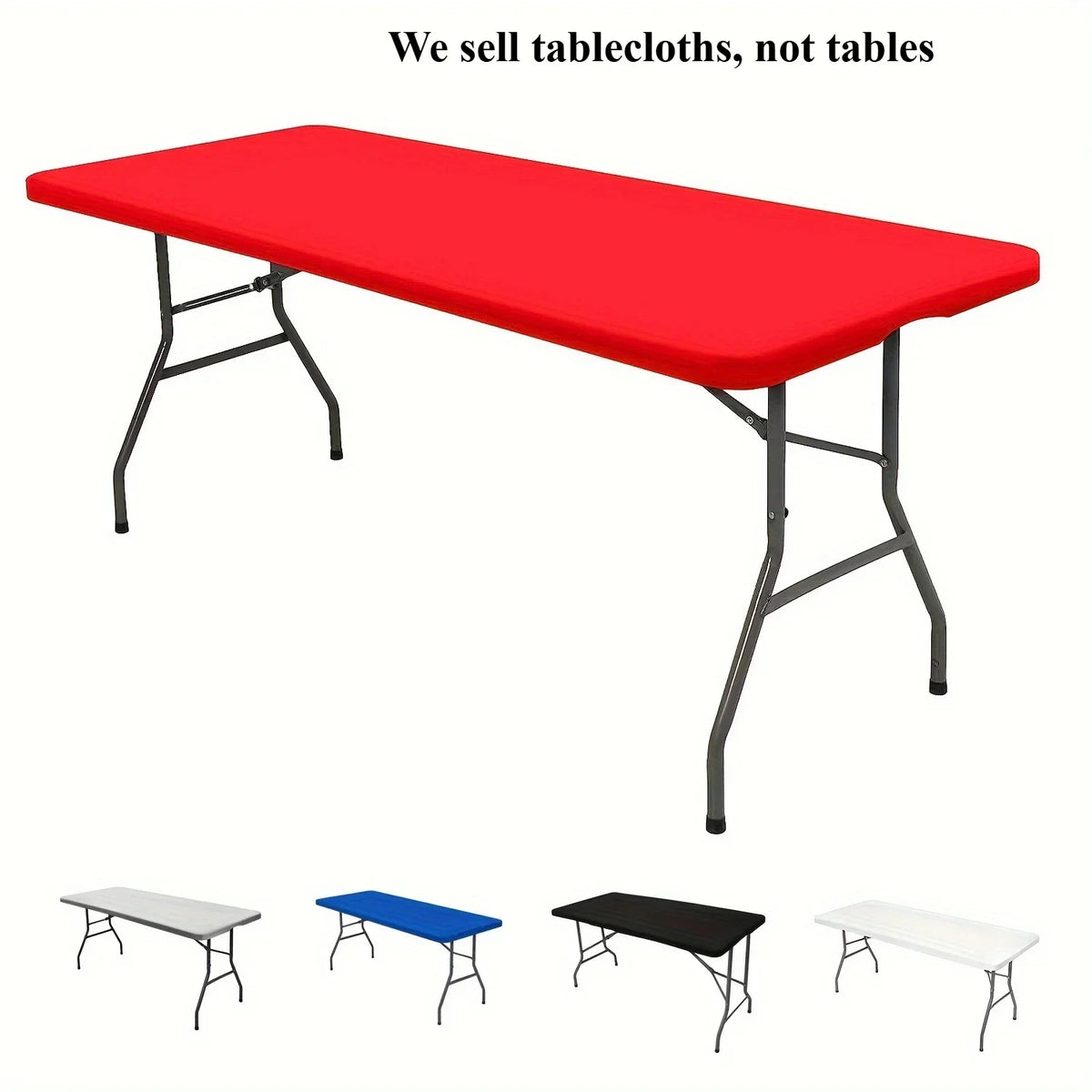 tablecloth red polyester protective cover wedding decoration parties clips fixings