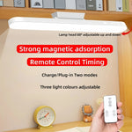 lampe led table aimantée rechargeable usb blanc moderne minimaliste adjustable trois couleurs