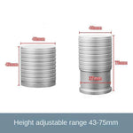 supports pieds meubles stabilisateurs anti choc adhésifs modernes or argent noir adjustable jusqu 75mm