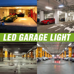lampe led garage e27 noir hexagonal smd 40w 60w 80w 100w 150w 200w