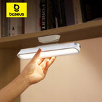 lampe led rechargeable aimantée sans fil blanc moderne minimaliste toucher marche arrêt usb recharge