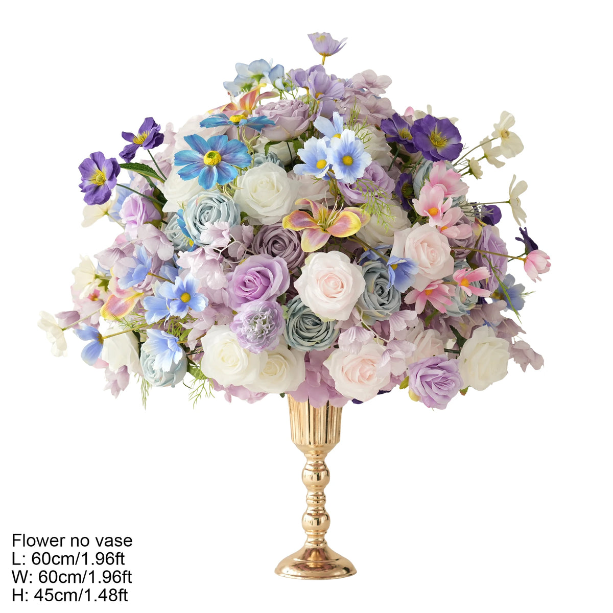arche mariage fleurs artificielles violet blanc rose bleu classique romantique decoration exterieurintérieur événement festive