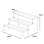 étagère rangement transparente acrylique support présentation moderne figurines objets divers