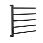 porte serviettes mural électrique or noir moderne minuterie acier inoxydable laqué certification cee