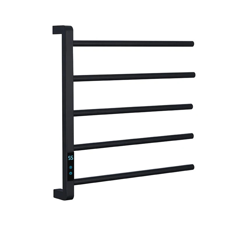 porte serviettes mural électrique or noir moderne minuterie acier inoxydable laqué certification cee