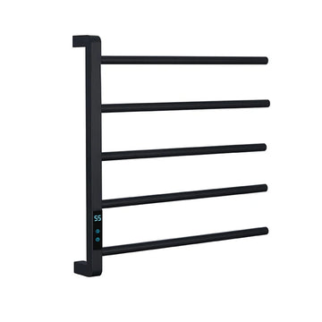 porte serviettes mural électrique or noir moderne minuterie acier inoxydable laqué certification cee