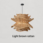 lampe suspendue tressée naturelle moderne salon chambre principale différents espaces lumière chaîne métallique