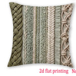 taies d'oreiller décoratives vertes artisanal motifs tissés brodés 40x40cm 45x45cm 50x50cm 60x60cm