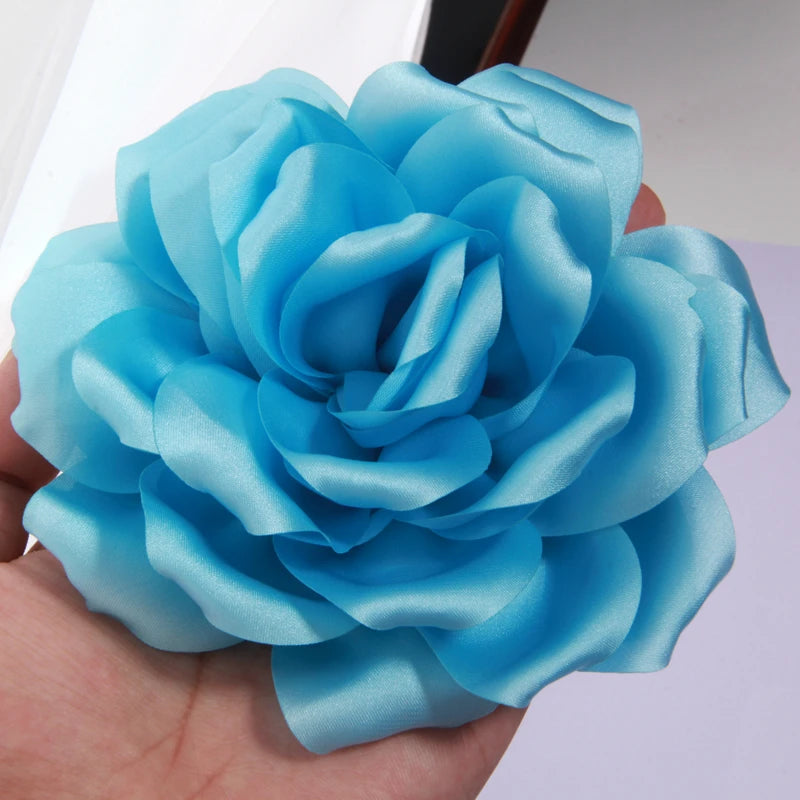 fleurs artificielles modernes soie bleu rose violet blanc décoration maison anniversaire baby showerextérieur