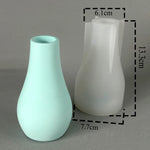 moulages silicone vases blanc bleu marine fleurs artificielles moderne minimalisteDecoration intérieure