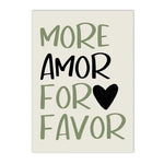 affiche moderne citation amour verte décoration murale toile sans cadre print abstract