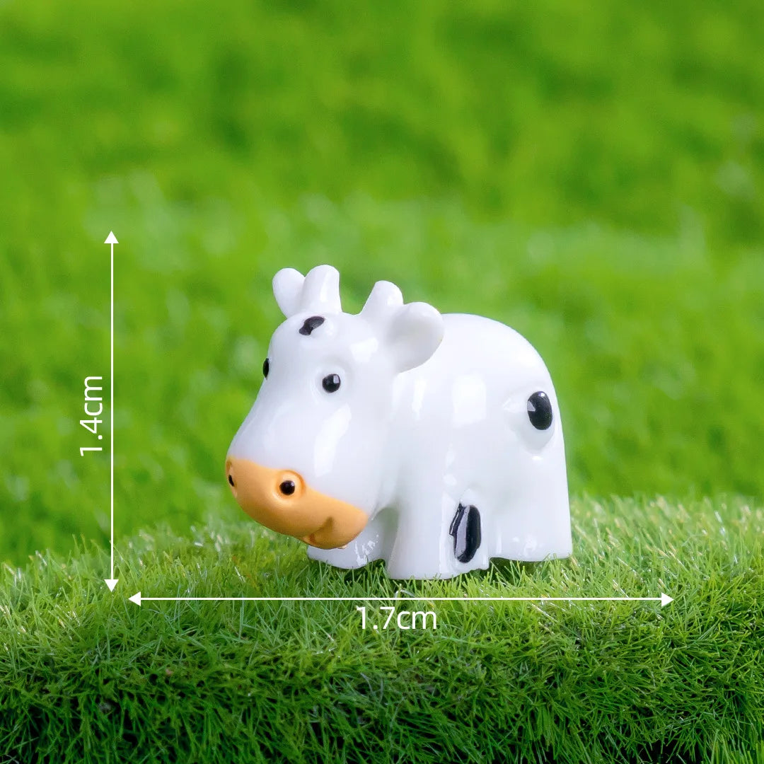 lot mini figurines animaux résine capybara grenouille axolotl flamant rose canard décoration maison jardin