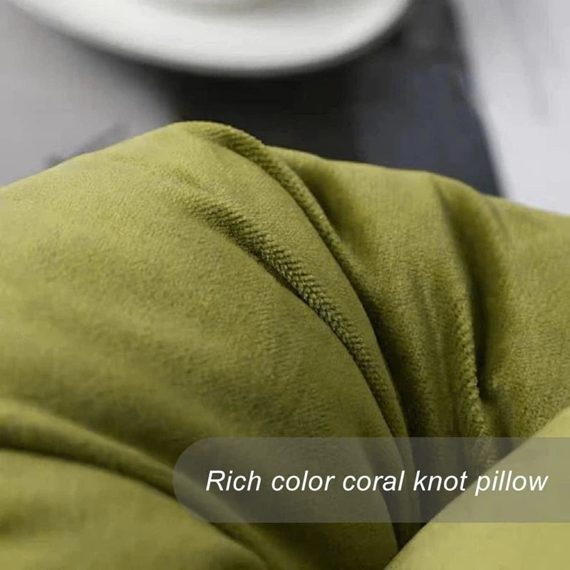 coussins décoratifs vert orange unis modernes confortables amovibles lavables adultes