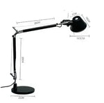 lampe moderne argentée réglable sans filaire opaquer nordiqueTouchable switch