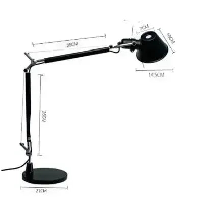 lampe moderne argentée réglable sans filaire opaquer nordiqueTouchable switch