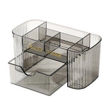 boîtes rangement maquillage accessoires transparentes modernes minimalistes brosse palette ruban adhésif étui