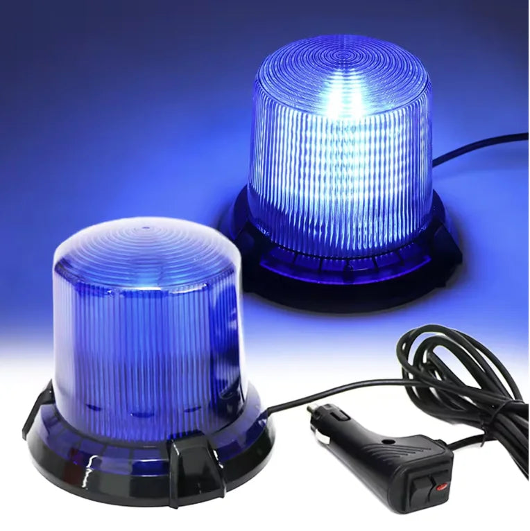 lampe signalisation danger rouge bleu orange aimant led 360 rotation flashing strobo moderne sécuritéurgence